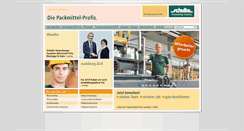 Desktop Screenshot of packmittel-profis.de